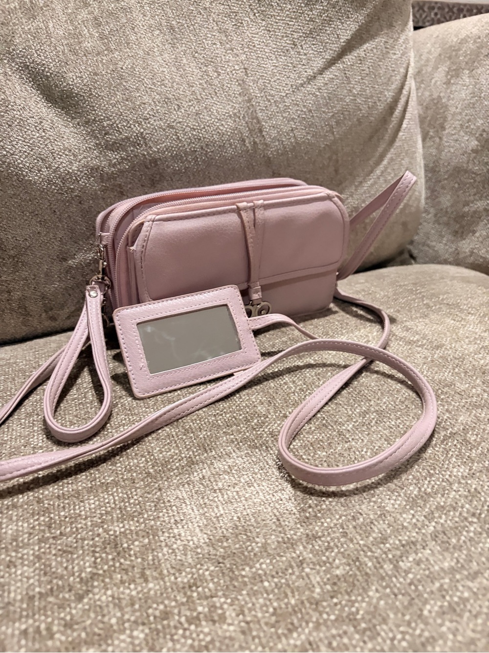 Blush Coquette Crossbody Bag